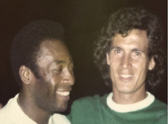 Claudio Macedo e Pelé